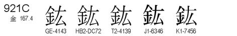 U+921C
